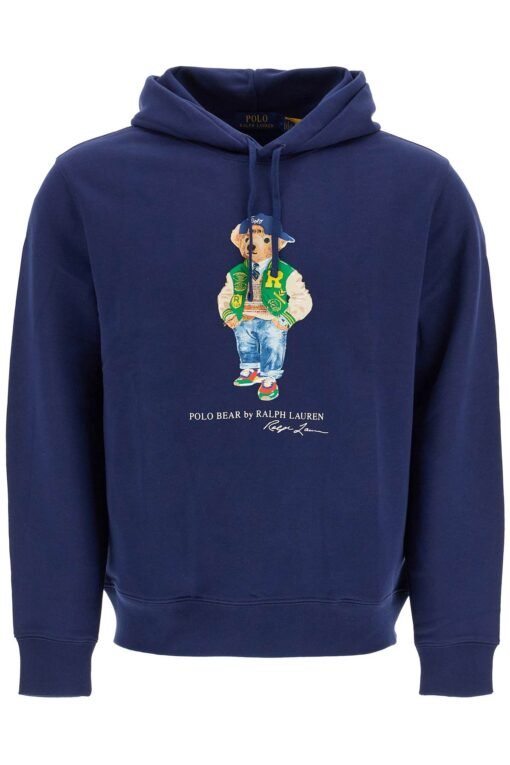 polo bear hooded sweatshirt
