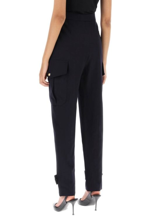 wool cotton cargo pants - Image 3