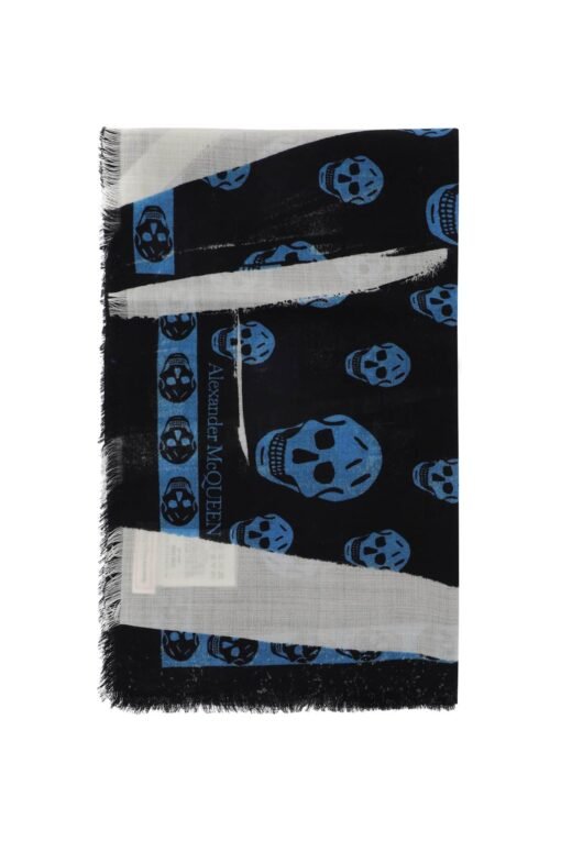 slashed skull scarf