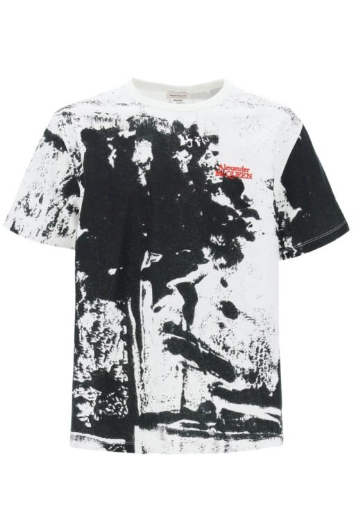 fold print t-shirt