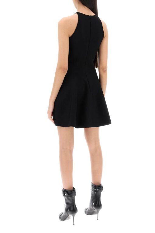 "mini knitted skater dress - Image 3