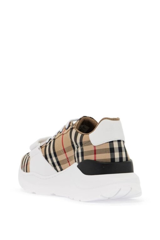 check fabric sneakers - Image 3