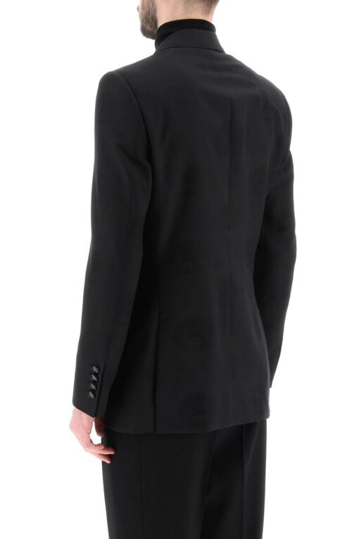 tuxedo jacket with jacquard details - Image 3