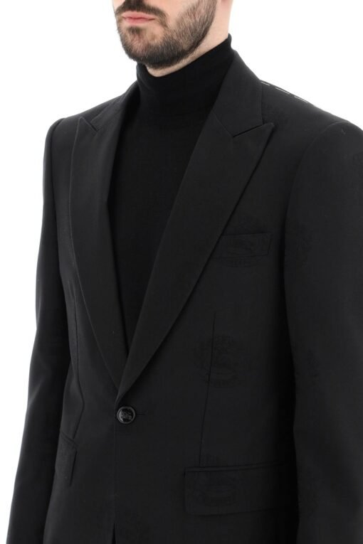 tuxedo jacket with jacquard details - Image 4
