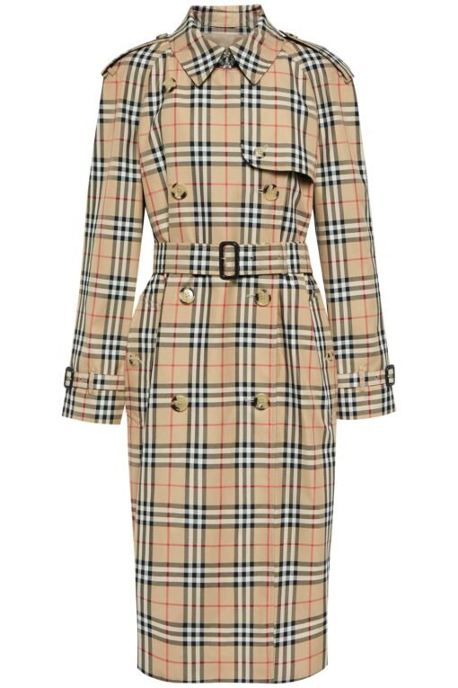 check trench coat