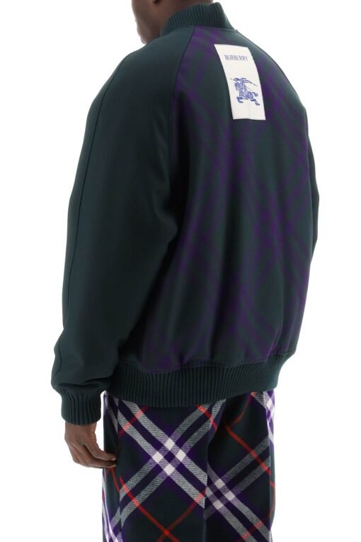 check reversible bomber jacket - Image 3