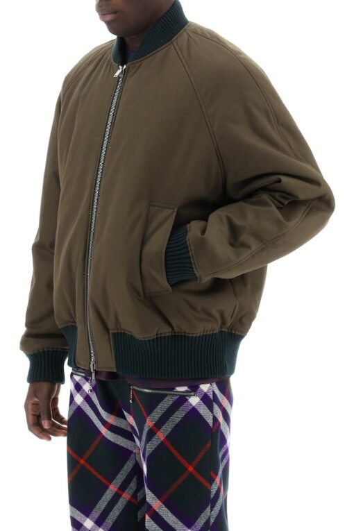 check reversible bomber jacket - Image 4