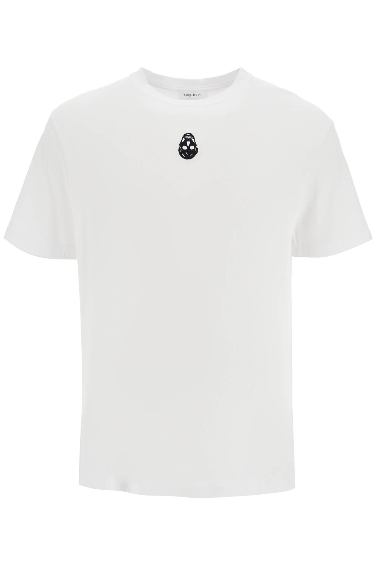 skull embroidered t-shirt