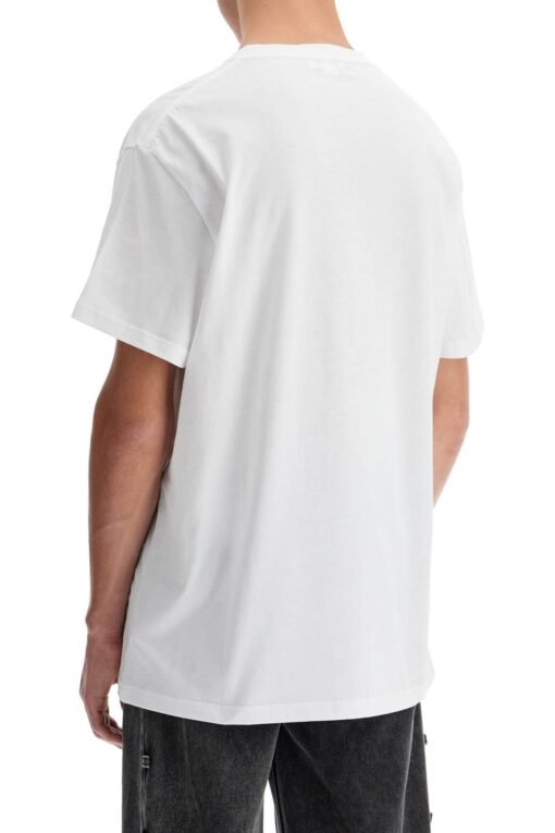 skull embroidered t-shirt - Image 3