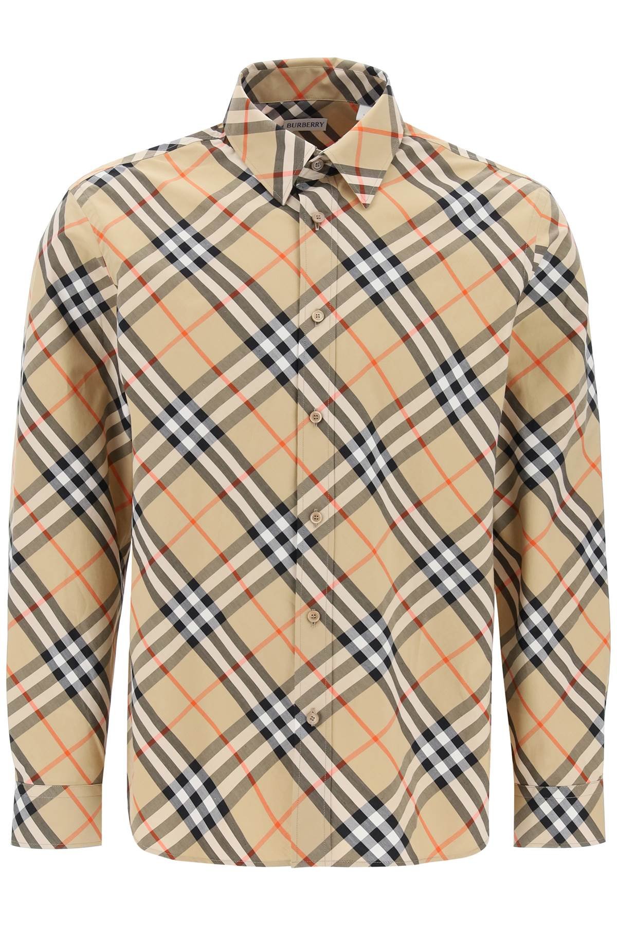 ered cotton long-sleeved shirt