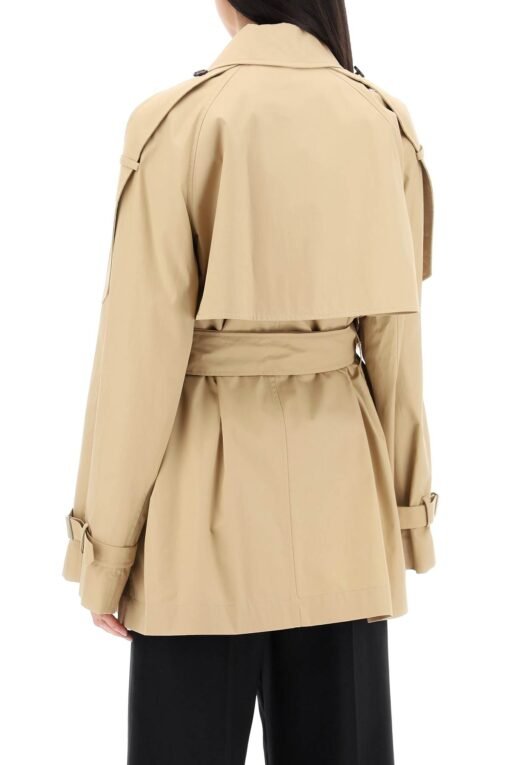 double-breasted midi trench coat - Image 3