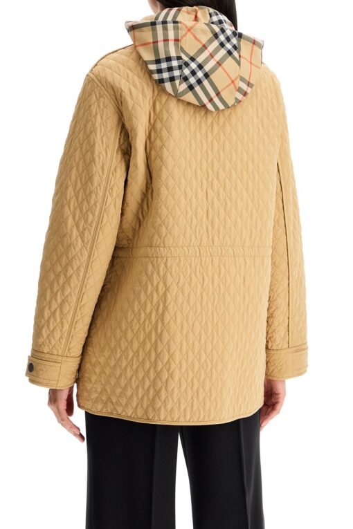 quilted jacket with removable hood - Image 3