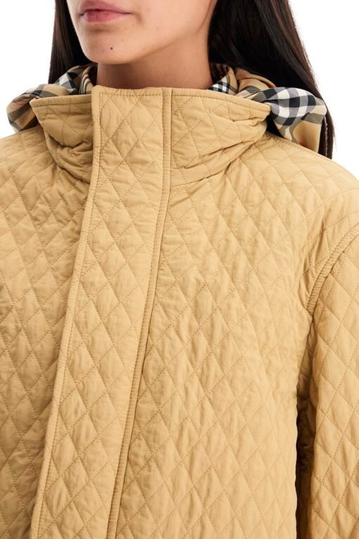 quilted jacket with removable hood - Image 4