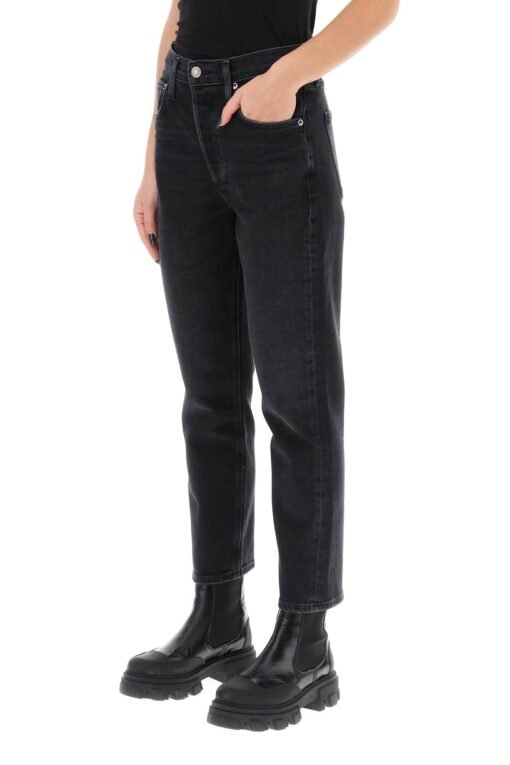 riley high-waisted cropped jeans - Image 4