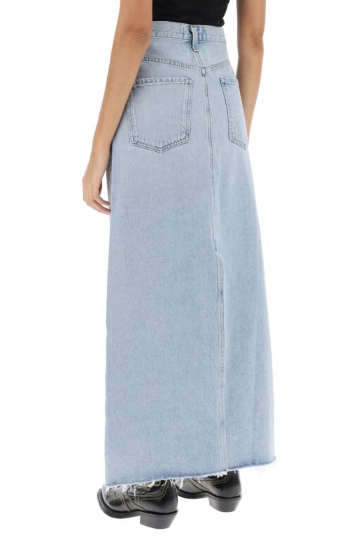 hilla maxi skirt in denim - Image 3