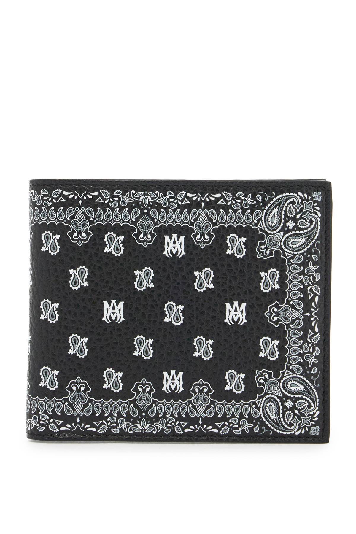 bi-fold bandana print wallet
