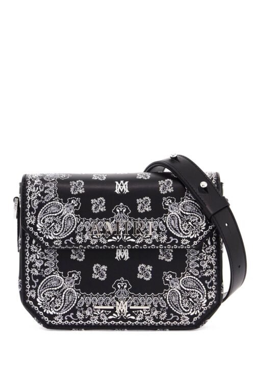 bandana embroidered crossbody bag with shoulder