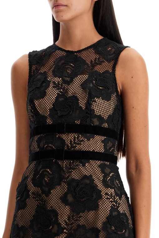 lace mini dress with bows - Image 4