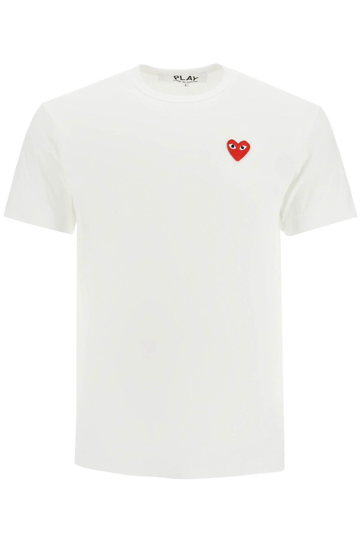 unisex heart patch t-shirt with