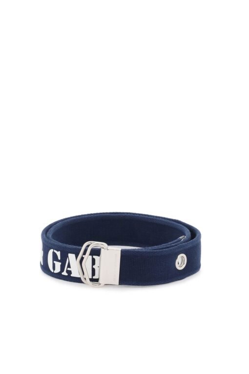 "logo tape belt in ribbon