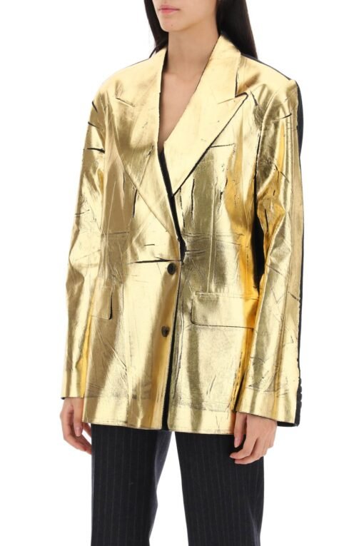 benos blazer with metallic coating - Image 4