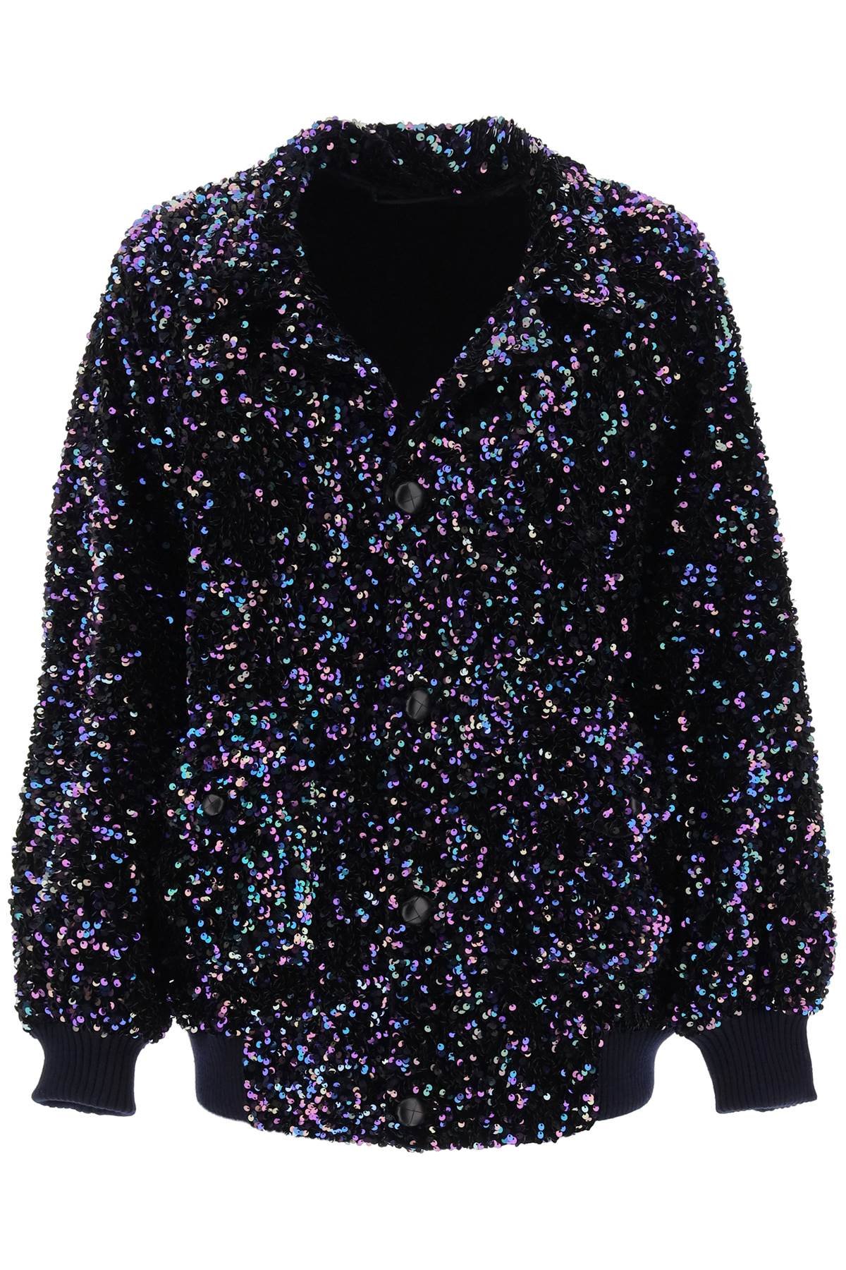 aileen chabo sequined bomber jacket
