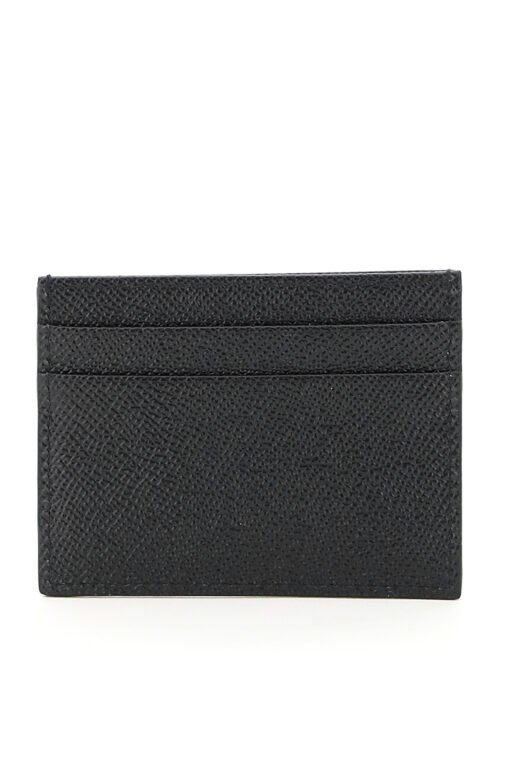leather card holder with logo plaque - Image 3