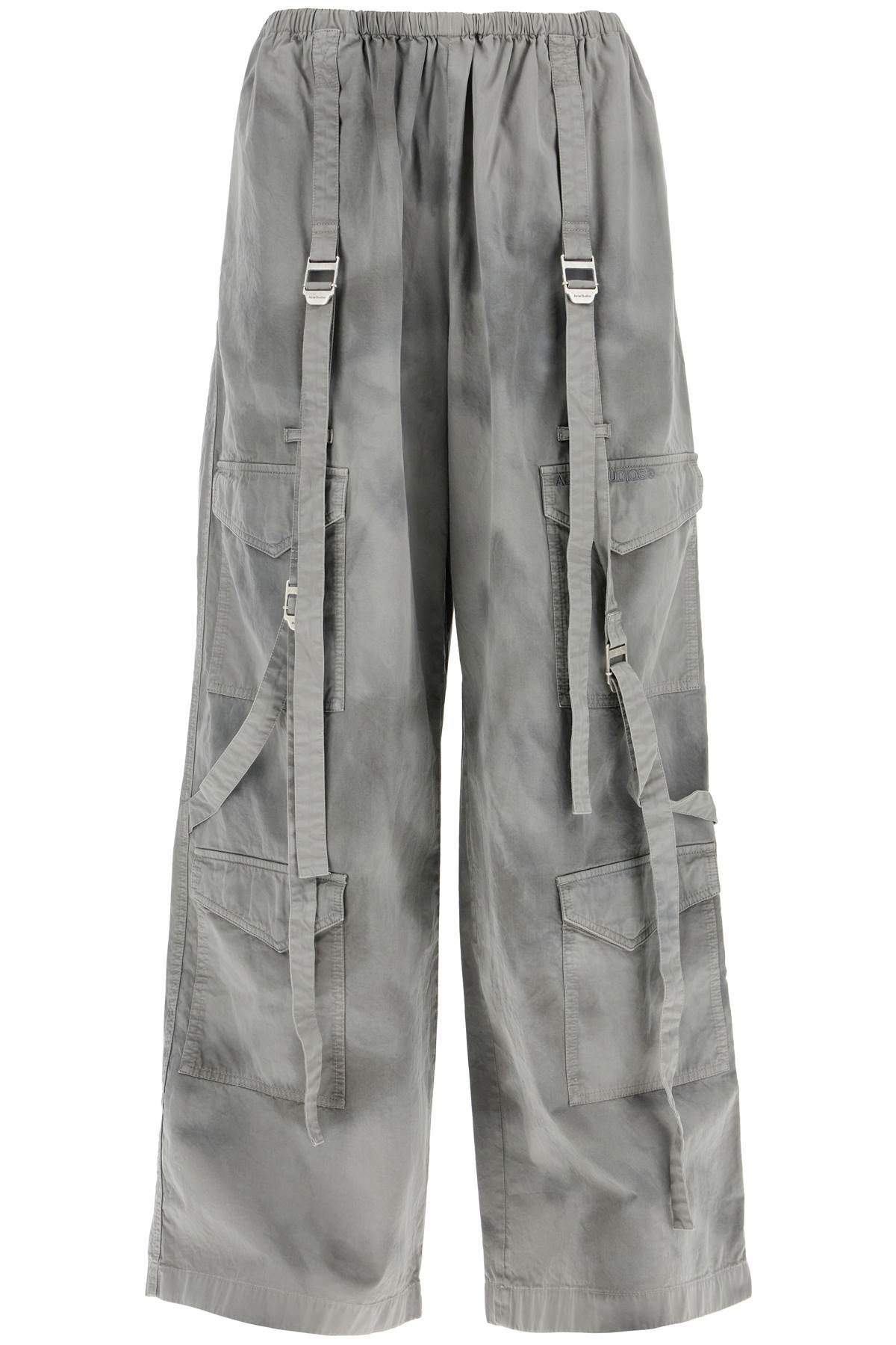 dyed effect cargo pants
