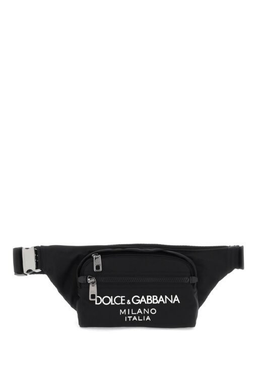 nylon beltpack bag with logo
