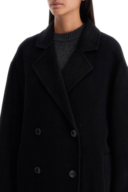 long wool and cashmere coat 'borne - Image 4