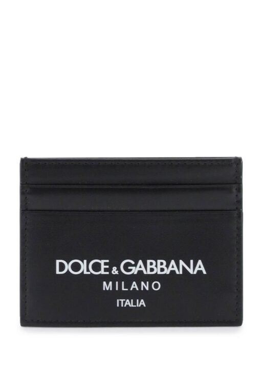 logo leather cardholder