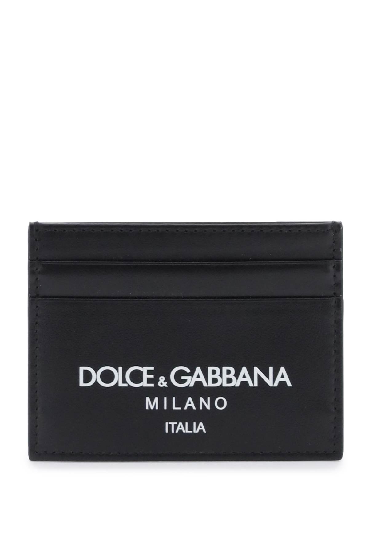 logo leather cardholder