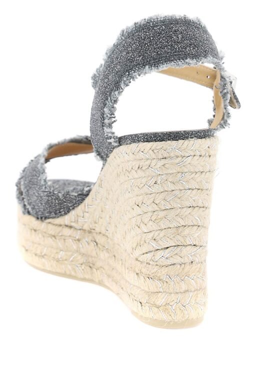 lurex bromelia wedge sandals - Image 3