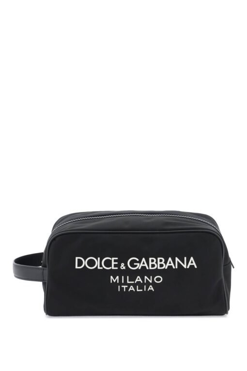 rubberized logo beauty case