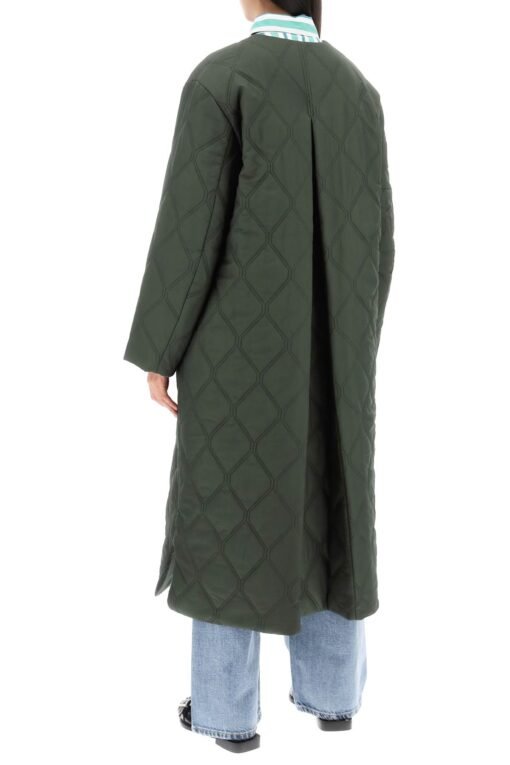 quilted midi coat - Image 3
