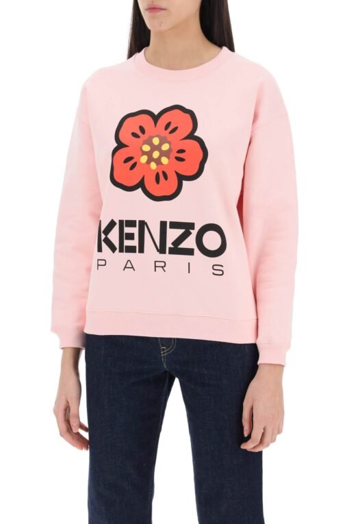 bokè flower crew-neck sweatshirt - Image 4