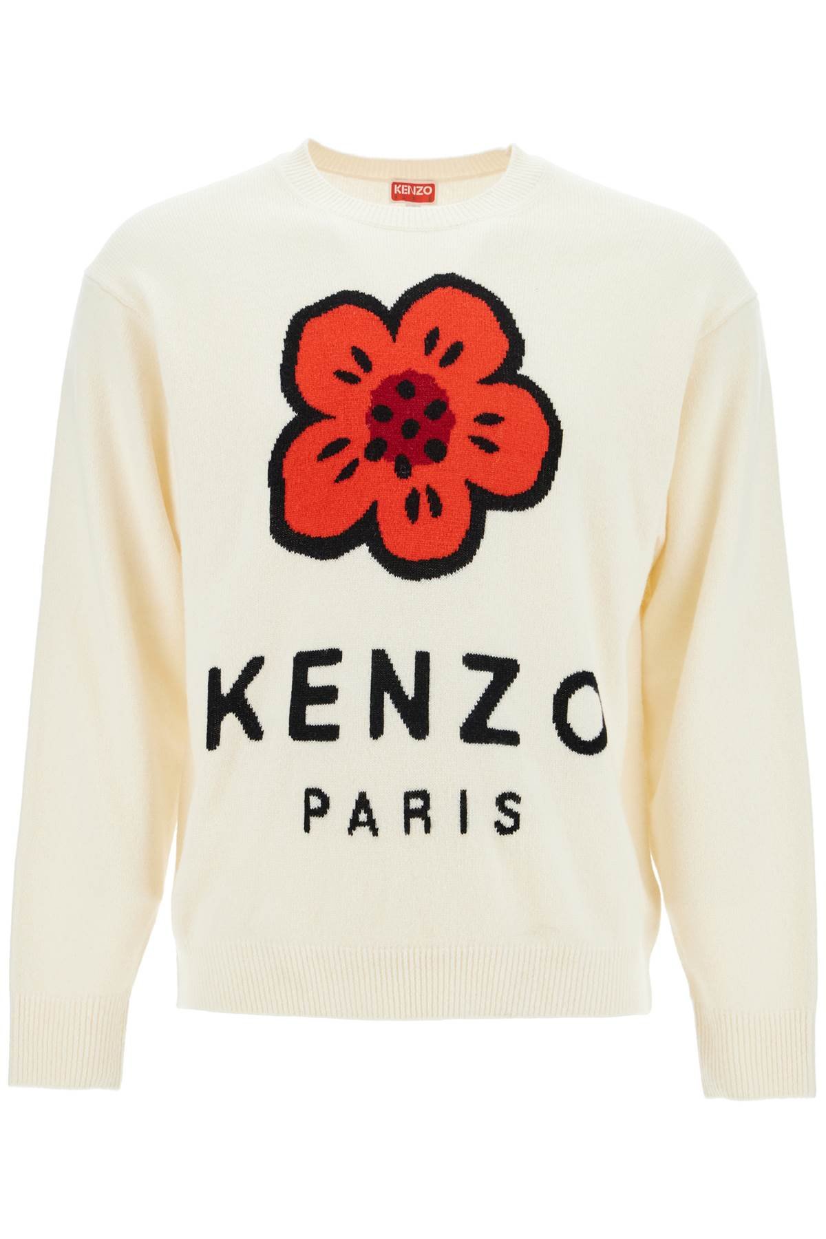 boke flower wool sweater