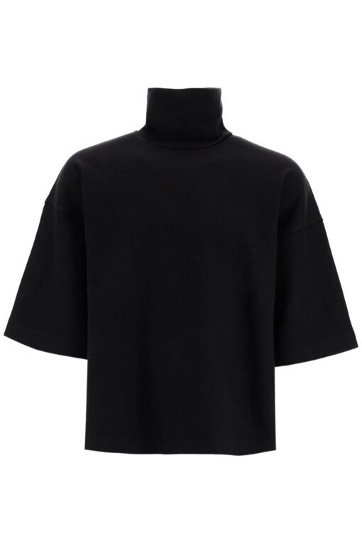 "oversized high-neck t
