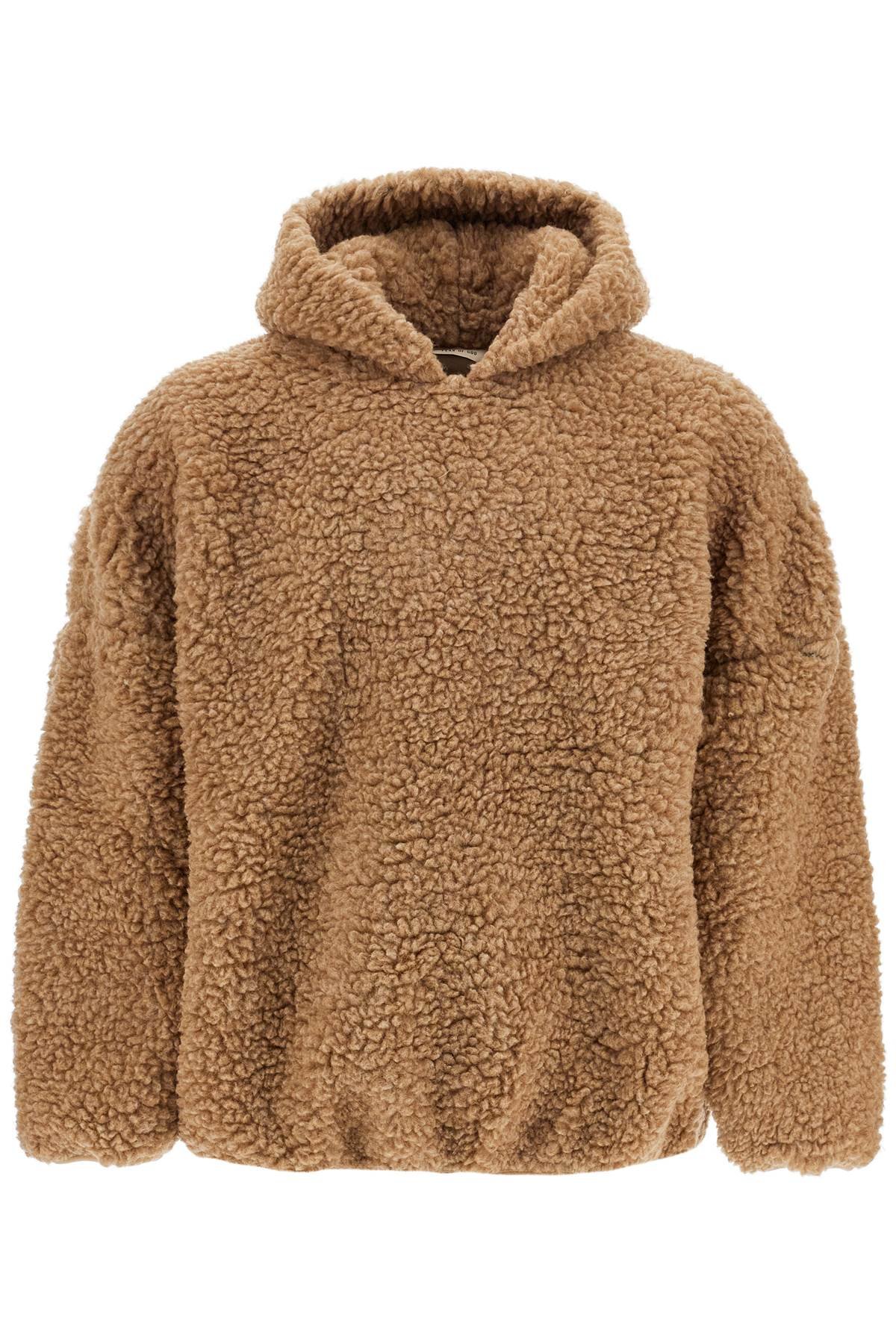 fleece maxi sweatshirt