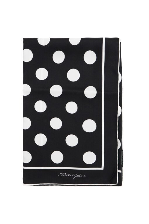 silk twill scarf in eight