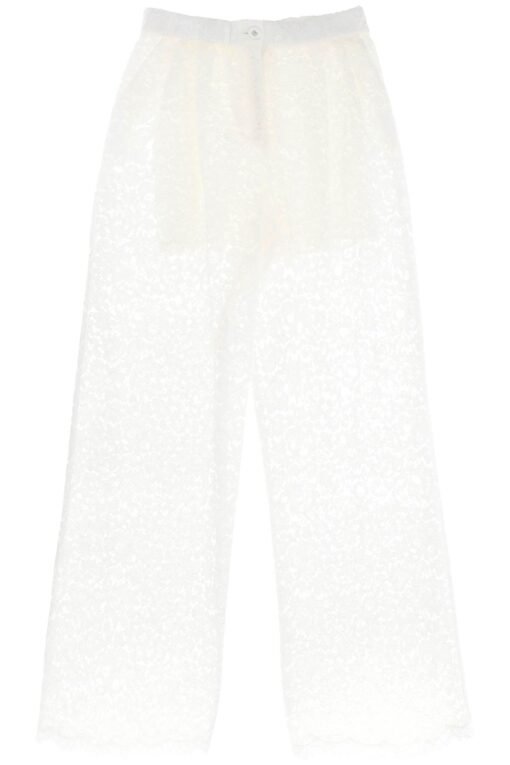 pajama pants in cordonnet lace