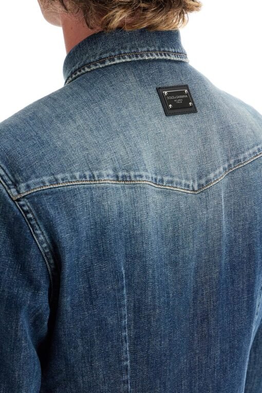 denim stretch shirt for men - Image 4