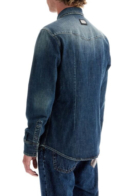 denim stretch shirt for men - Image 3