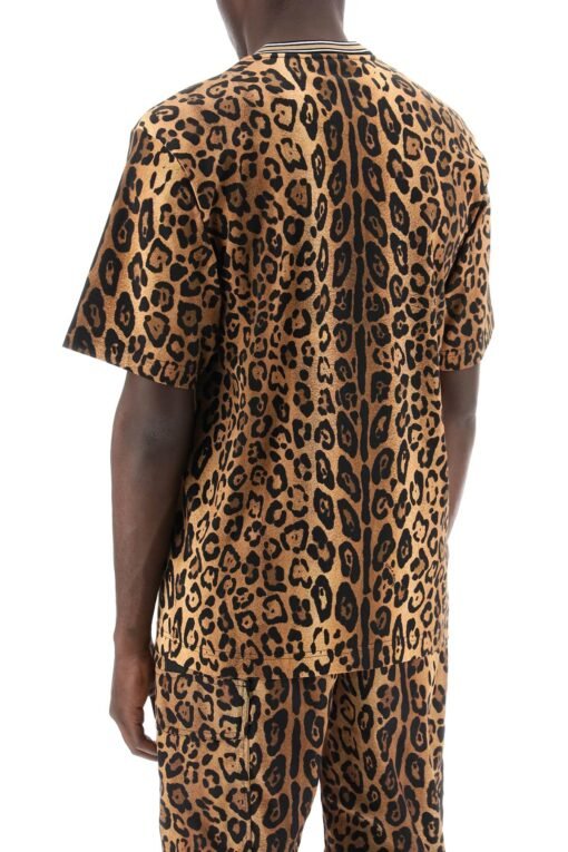 leopard print t-shirt with - Image 3