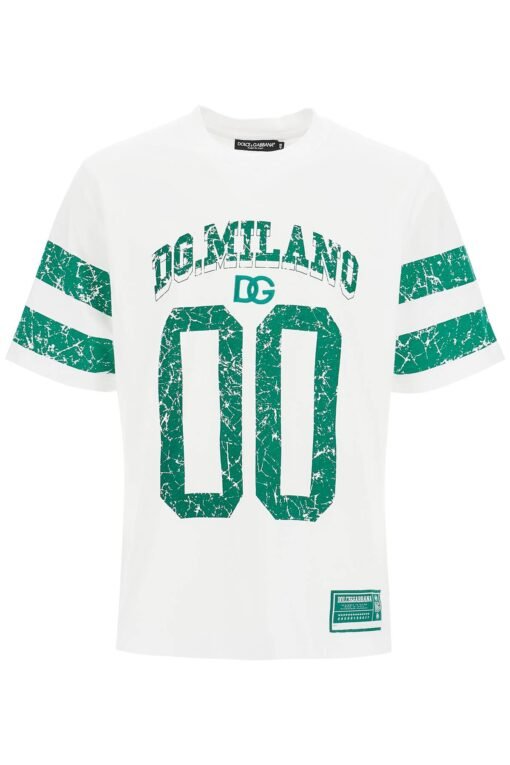 sporty print t-shirt