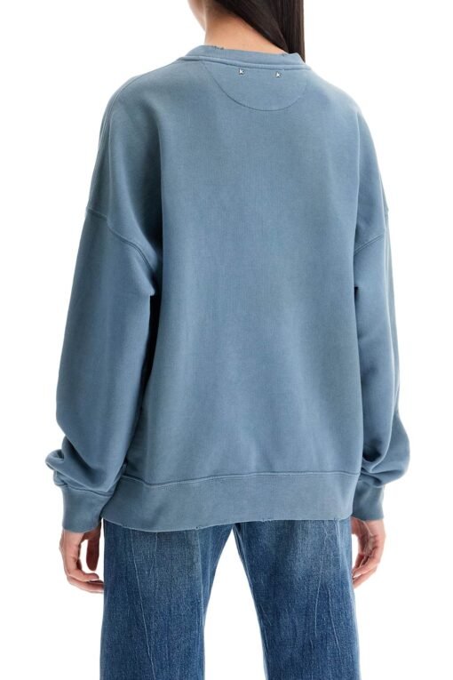 vintage college-style sweatshirt with - Image 4