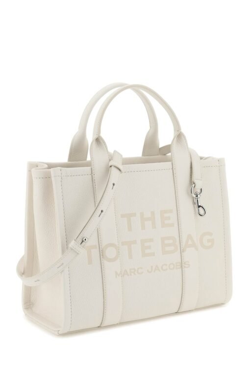 the leather medium tote bag - Image 3