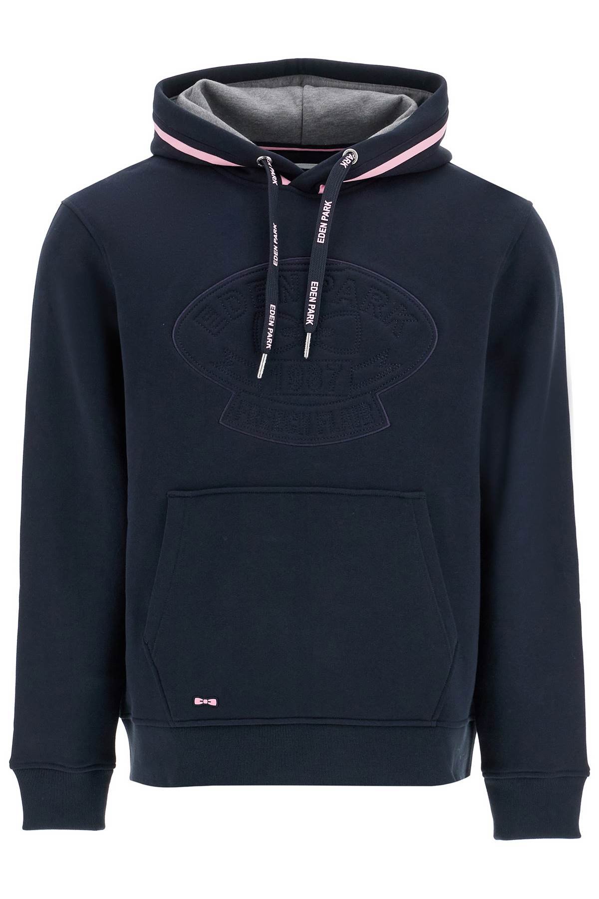 quilted logo sweatshirt