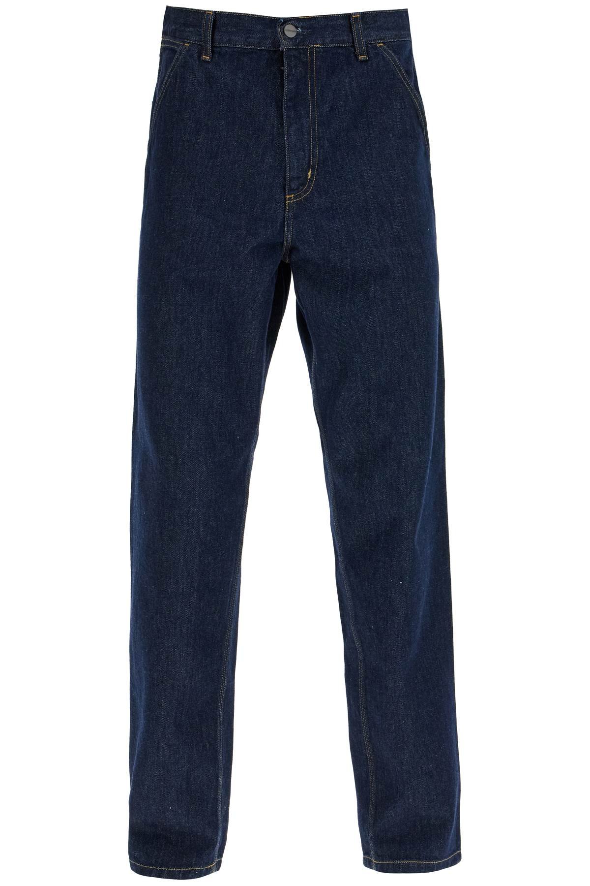 single knee jeans