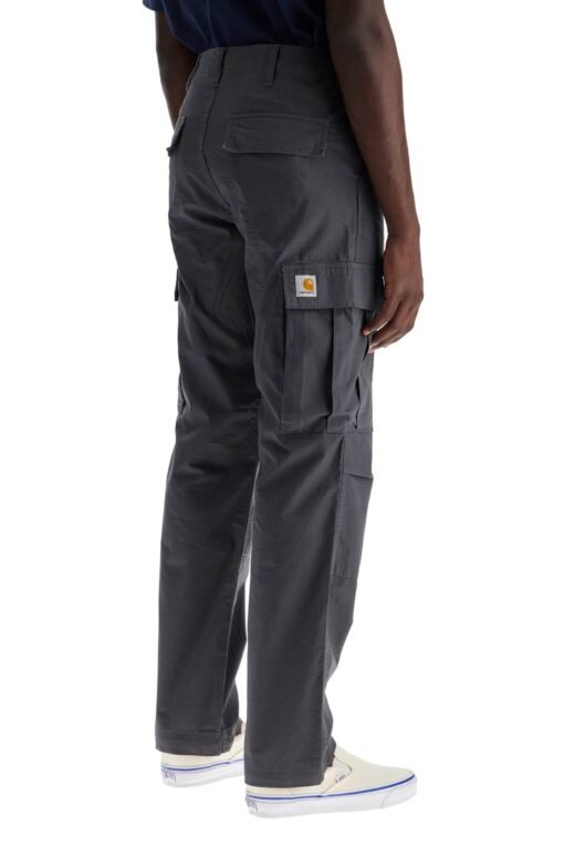 regular cotton ripstop cargo pants - Image 3